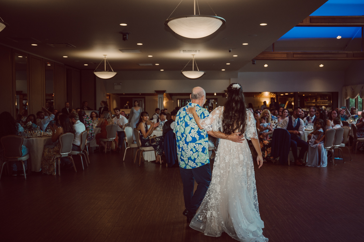These two dancers, passionate lovers got married on a hot humid day at Auletto Caterers in Deptford NJ. Even though it was hot & humid Nina and Hector were all smiles as well as their family during the family portrait time. Wedding couple's and families that listens to you and does everything you ask them to even though the weather and environment can be tough are the BEST kind of clients! Nina and Hector were that best ideal clients, they from day one left all control regarding photo to me, did not question or have concerns. Knowing that you have this full trust and control on the wedding day makes you want to give your 100% and more. Nina and Hector are one of my top ideal clients and their wedding day photos are living proof of it. Nina and Hector's wedding day was combined of casual, mess, chaos, laughters, chill, emotional and passionate love for dancing. This was my first time at Auletto Caterers and in this part of NJ and this wedding venue in Deptford NJ was a pleasant surprise. It was full of secret locations for photos, garden, little pond where I played around with reflections, peacocks, waterfall and lavender field! Plus kind people to work with. Nina and Hector's July wedding at Auletto Caterers NJ captured by Karis from Hey Karis NY, NJ, Brooklyn, Hudson Valley and Catskills Wedding and Elopement Photographer.